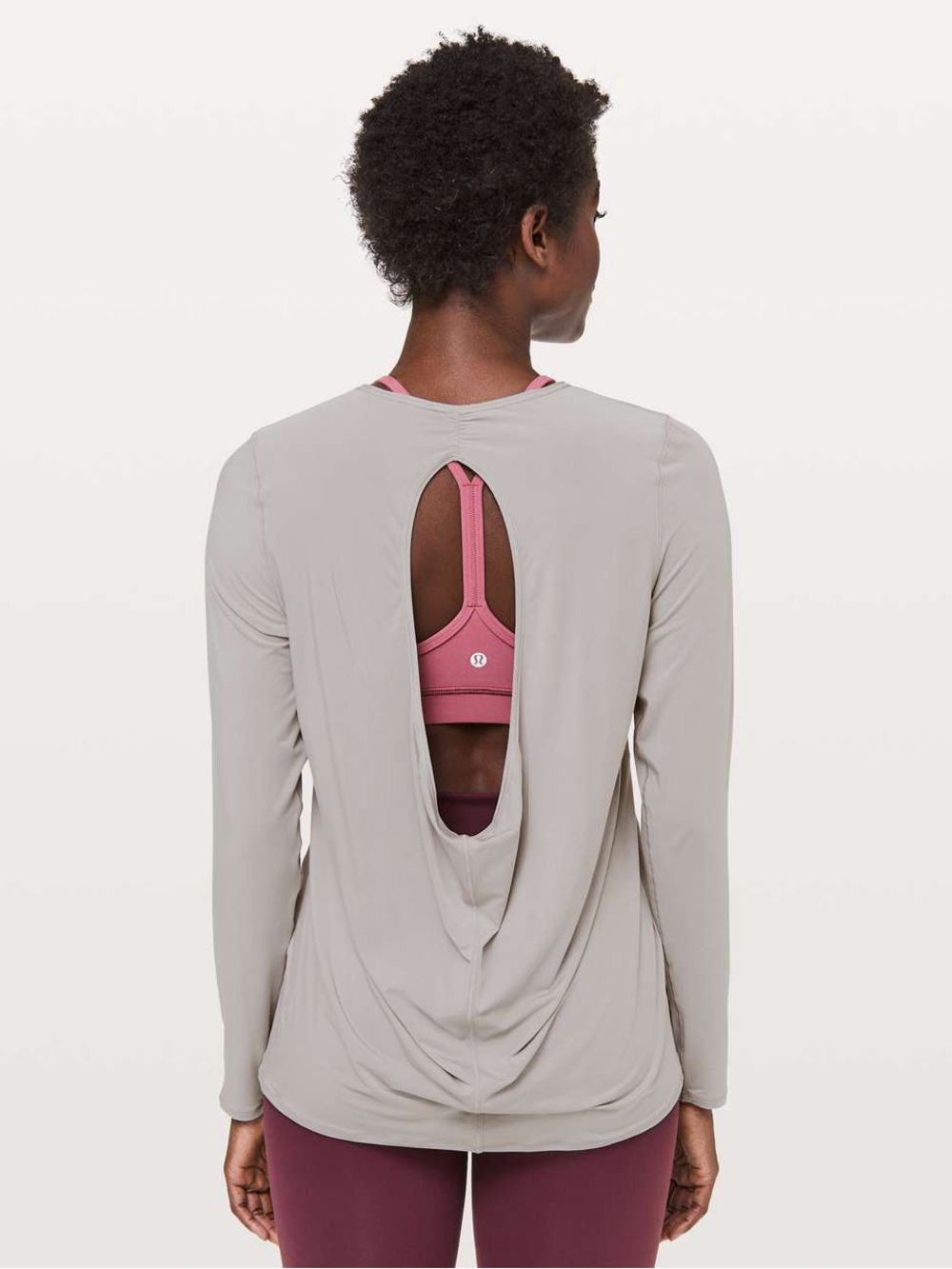 Lululemon Timeless Twist Long Sleeve in Dark Chrome